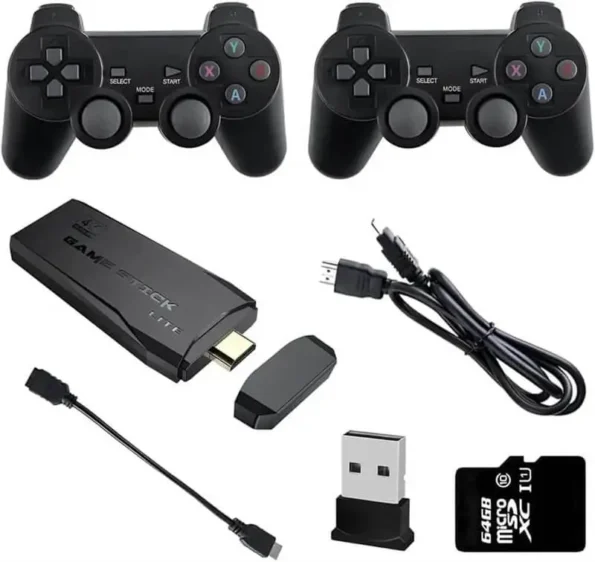 M8 GAME 4K WITH TAKKEN 3 GAME (64GB TF CARD) FOR 20000+ GAMES AND TWO GAME CONTROLLERS RAM 256MB, ROM 128MB - Image 2