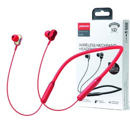 JOYROOM JR-DY01 WIRELESS MAGNETIC NECKBAND HEADPHONE RED